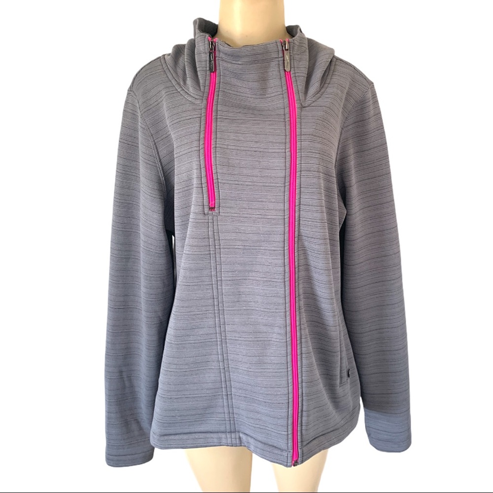 Nova Athletic Sport Double Zipper Pullover Sweatshirt Outdoor Jacket XL